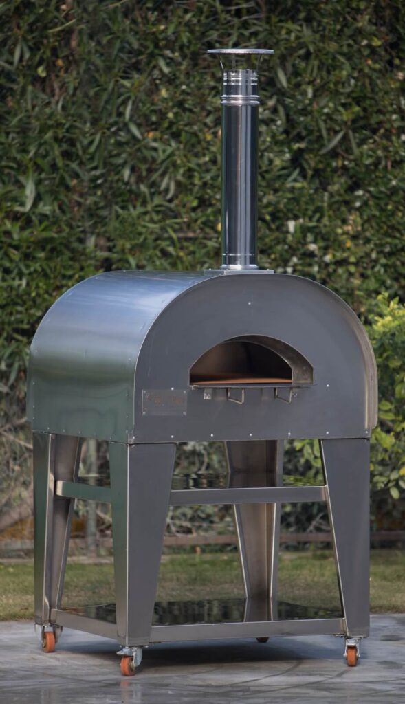 forno in acciaio pratico per la pizza napoletana